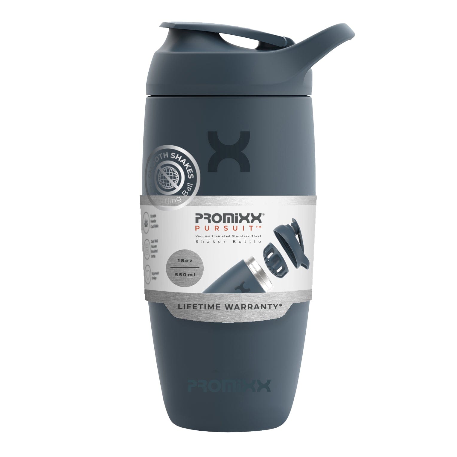 PROMiXX Shaker Bottle - Premium Protein Mixes and Supplement